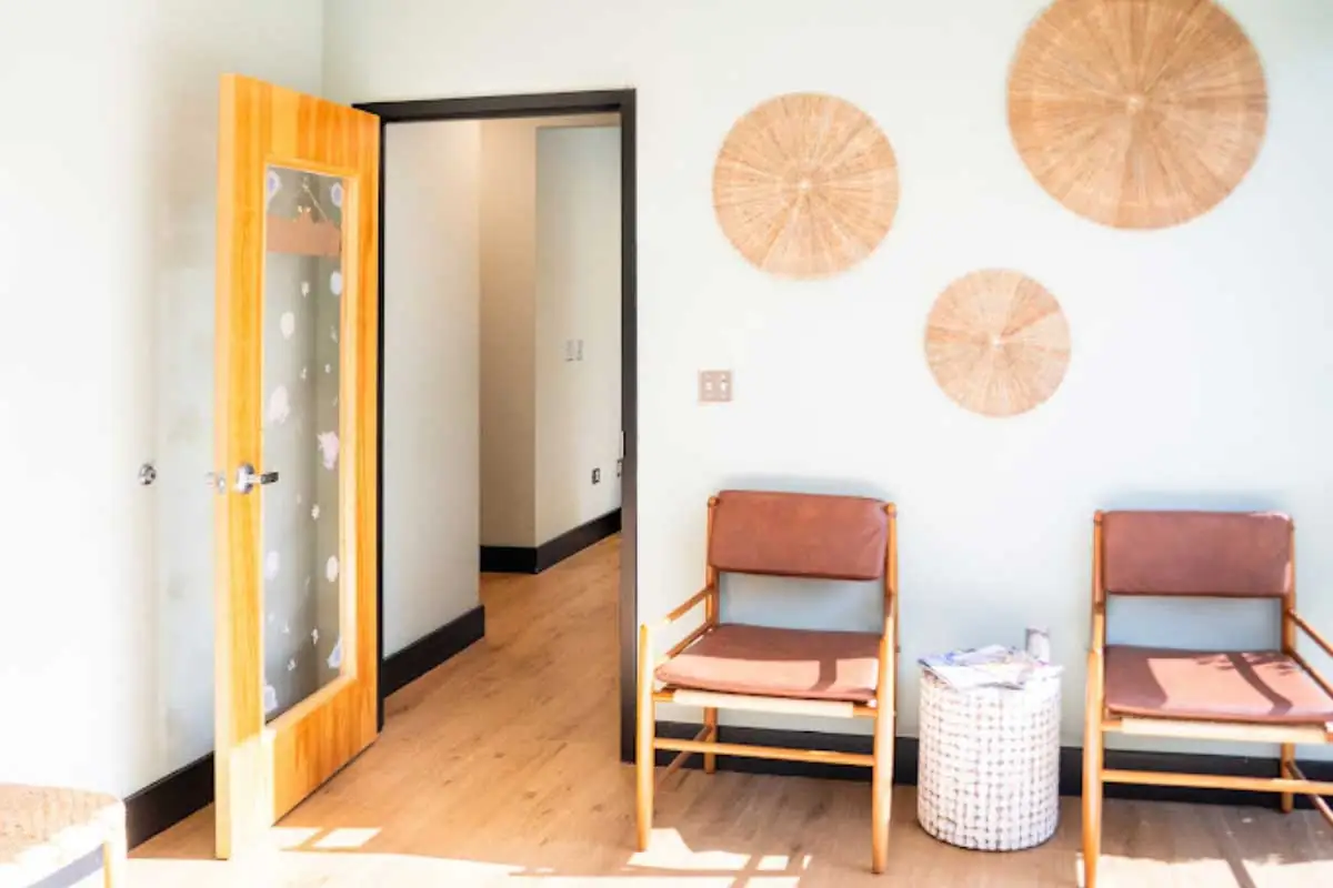 waiting room inside of Midlothian dental office Penterson & Booth Family and Cosmetic Dentistry