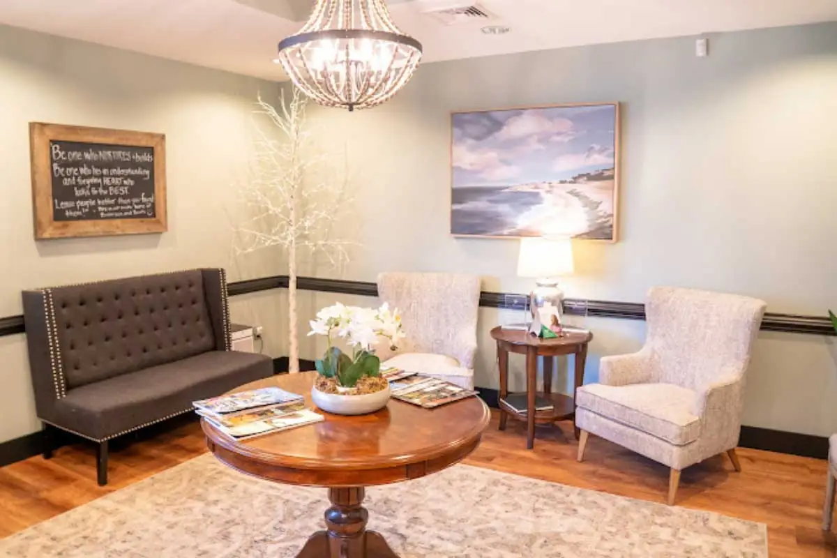 waiting room at Penterson & Booth Family and Cosmetic Dentistry in Midlothian, VA
