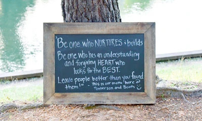 inspiring words from the Penterson & Booth team